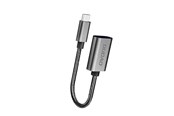 USB Kabel - Dudao L15T OTG Adapter USB-C - USB-A - Gray - 6976625335619