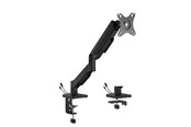 Monitorhalterung - Gembird Adjustable desk display mounting arm with USB ports 1-display 17"-32" - MA-DA1U-01