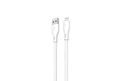 USB Kabel - Dudao L2L USB-A / Lightning 3A Cable 2m - White - 6976625333479