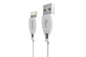 USB Kabel - Dudao cable USB / Lightning cable 2.4A 1m white (L4L 1m white) - 6970379614662