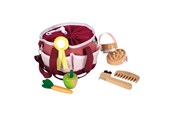Rollenspiele - Small Foot - Horse Grooming Kit with Bag Red - 12705