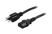 Stromkabel (Intern) - Deltaco DEL-109US - power cable - NEMA 5-15 to power IEC 60320 C13 - 2 m - DEL-109US