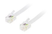 Netzwerk - Kabel - Deltaco DEL-154D - network cable - 1.5 m - white - Weiß - 1meter - DEL-154D