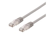 Netzwerk - Kabel - Deltaco patch cable - 30 cm - grey - Grau - 0.3m - STP-603AU