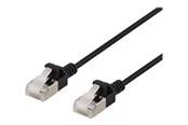 Netzwerk - Kabel - Deltaco patch cable - 1 m - black - Schwarz - 1m - UFTP-1027