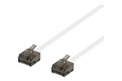 Netzwerk - Kabel - Deltaco patch cable - 30 cm - white - Weiß - 0.3m - UUTP-2008