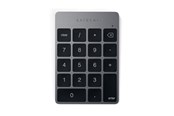 Tastaturen - Satechi Slim Wireless Keypad - Compact Bluetooth Keyboard with Long-Lasting Battery and Aluminum Finish - Numpad - Grau - ST-KSALKPM