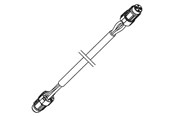 Fahrrad-Zubehör - Bosch battery cable 200 mm (BCH3910_200) - EB12120034