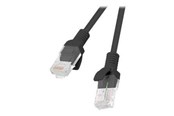 Netzwerk - Kabel - Lanberg patch cable - 10 m - black RAL 9004 - Schwarz - 10m - PCU6-10CC-1000-BK