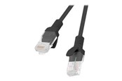 Netzwerk - Kabel - Lanberg patch cable - 25 cm - black RAL 9004 - Schwarz - 0.25m - PCU5-10CC-0025-BK