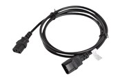 Stromkabel (Extern) - Lanberg - power extension cable - power IEC 60320 C13 to IEC 60320 C14 - 1.8 m - CA-C13E-11CC-0018-BK