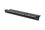 Netzwerkzubehör - Lanberg patch panel - 1U - 19" - with shelf - PPU5-1124-B