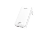 Handys - Adapter und Ladegeräte - Dudao A65Q 65W GaN Travel Wall Charger USB-A / USB-C PD Ultra-Thin EU / US - White - 6976625333851