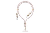 USB Kabel - Dudao L20MAX 4in1 Cable / Lanyard USB-A / USB-C / Lightning PD QC 65W 1.5m - Pink - 6976625334421