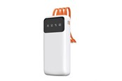 Powerbank (Akku) - Dudao K6Pro Universal 10000mAh Power Bank with USB Cable USB Type C Lightning white (K6Pro-white) - 10000 mAh - 6977196682065