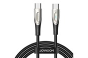 USB Kabel - Joyroom Kabel Star-Light USB C zu USB-C SA27-CC5 / 100W / 1,2m (schwarz) - 6941237111609