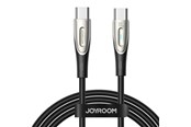 USB Kabel - Joyroom Star-Light Series SA27-CC5 USB-C / USB-C cable 100W 1.2m - black - 6941237111609
