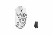 Maus - WLMouse Beast X Max (Solid Side + Omron) / Wireless 8K / Magnesium - Gaming Maus (Weiß) - MAX-Milky White-O-SHIXIN