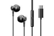 Kopfhörer/Headsets - Joyroom TYPE-C Series JR-EC07 USB-C in-ear headphones metal - black - 6941237162762