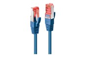 Netzwerk - Kabel - Lindy patch cable - 50 cm - blue - Blau - 0.5m - 47716