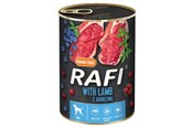 Hunde - RAFI Getreidefreies Nassfutter für Hunde mit Lamm 400g - 5902921304920