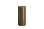 Einrichtung - Moods & More LED pillar candle - Dark sand - 74x200 mm - M30-DS074200