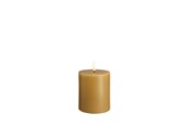 Einrichtung - Moods & More LED pillar candle - Honey mustard - 74x100 mm - M30-HM074100
