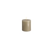 Einrichtung - Moods & More LED pillar candle - Kit grey - 74x100 mm - M30-KG074100