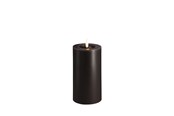 Einrichtung - Moods & More LED pillar candle - Melted Charcoal 74x150 mm - M31-CC074150