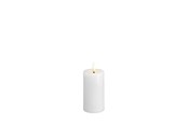 Einrichtung - Moods & More LED pillar candle - Melted Classic white - 49x100 mm - M31-CW049100