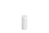 Einrichtung - Moods & More LED pillar candle - Melted Classic white - 49x125 mm - M31-CW049125