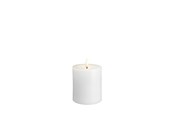 Einrichtung - Moods & More LED pillar candle - Melted Classic white - 74x100 mm - M31-CW074100