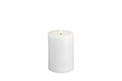 Einrichtung - Moods & More LED pillar candle - Melted Classic white - 99x150 mm - M31-CW099150