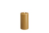Einrichtung - Moods & More LED pillar candle - Melted Honey mustard - 74x150 mm - M31-HM074150