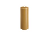 Einrichtung - Moods & More LED pillar candle - Melted Honey mustard - 74x200 mm - M31-HM074200