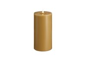 Einrichtung - Moods & More LED pillar candle - Melted Honey mustard - 99x200 mm - M31-HM099200