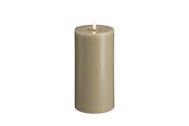 Einrichtung - Moods & More LED pillar candle - Melted Kit grey - 99x200 mm - M31-KG099200