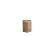 Einrichtung - Moods & More LED pillar candle - Melted Sand - 74x100 mm - M31-SD074100