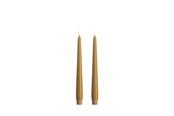 Einrichtung - Moods & More LED taper candle - Slim - Honey mustard - 23x250 mm - 2 pcs - M50-HM023250