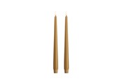 Einrichtung - Moods & More LED taper candle - Slim - Honey mustard - 23x300 mm - 2 pcs - M50-HM023300
