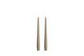 Einrichtung - Moods & More LED taper candle - Slim - Kit grey - 23x250 mm - 2 pcs - M50-KG023250