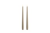 Einrichtung - Moods & More LED taper candle - Slim - Kit grey - 23x300 mm - 2 pcs - M50-KG023300