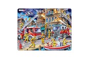 Puzzle - Selecta Play Larsen Jigsaw Puzzle The Firemen 45 pcs. 2D Puzzles - LA-US21
