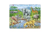 Puzzle - Selecta Play Larsen Jigsaw Puzzle Animals - African Savannah 65 pcs. 2D Puzzles - LA-FH9