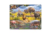 Puzzle - Selecta Play Larsen Jigsaw Puzzle Animals - African Savannah 43 pcs. 2D Puzzles - LA-FH30