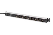 Stromkabel (Extern) - DIGITUS 9-Port - 1U - Aluminium PDU - DN-95438