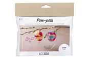 Kunst & Handwerk Ausstattung - Creativ Company - Mini Hobbyset Pompom Egg 2pcs. - 977664