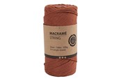 Kunst & Handwerk Ausstattung - Creativ Company - Macrame Cord - Burnt Orange 198m - 977559