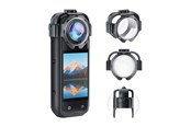 Actionkamera Zubehör - Puluz Lens Covers Snap‑On – Insta360 X5 - PU750T