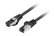 Netzwerk - Kabel - Lanberg patch cable - 50 cm - black - Schwarz - 0.5m - PCF8-10CU-0050-BK